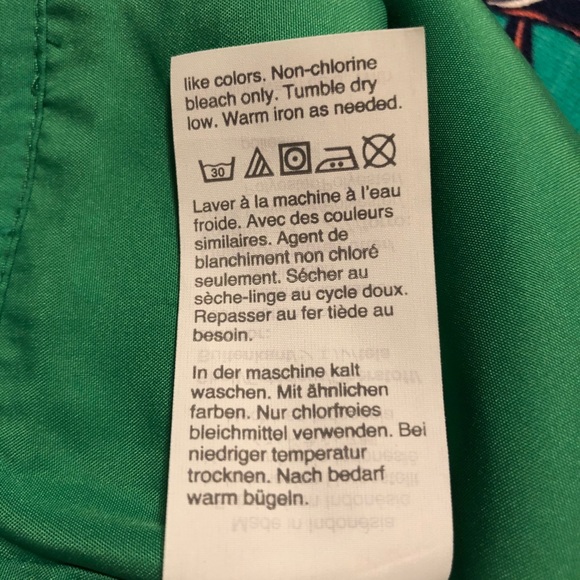 Pencil Skirt, Basketweave, Kelly Coral Print - Picture 5 of 6